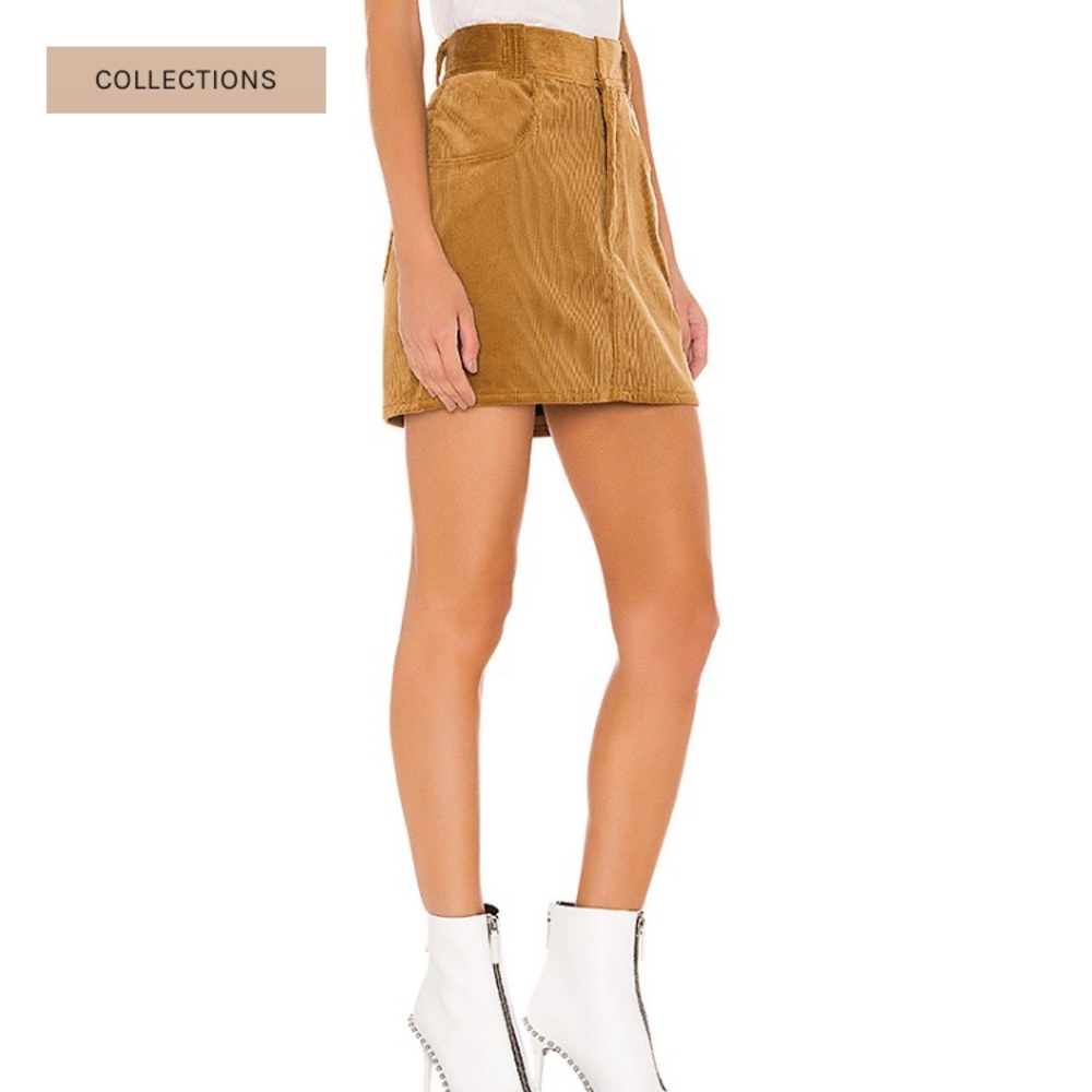 New Re done 90s western corduroy skirt